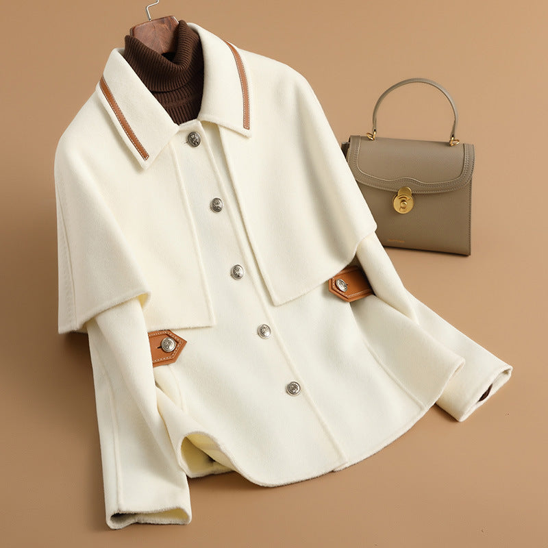 Relaxed Fit Cape Jacket for Women – Cozy & Stylish Everyday Wear