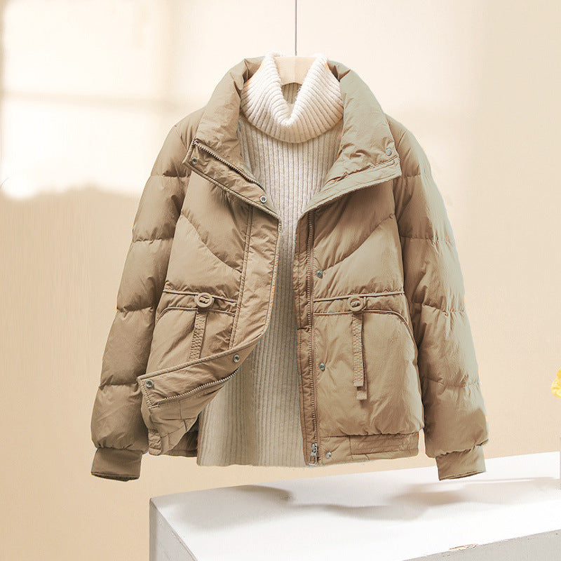 Women's Léa quilted down jacket lightweight minimalist silhouette urban chic winter warmth