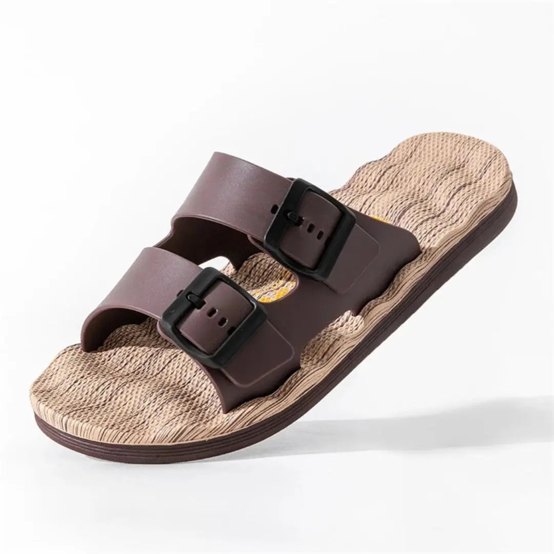 Men's Malcom Coastwalk sandals, adjustable twin-strap design with cushioned insole for all-day comfort
