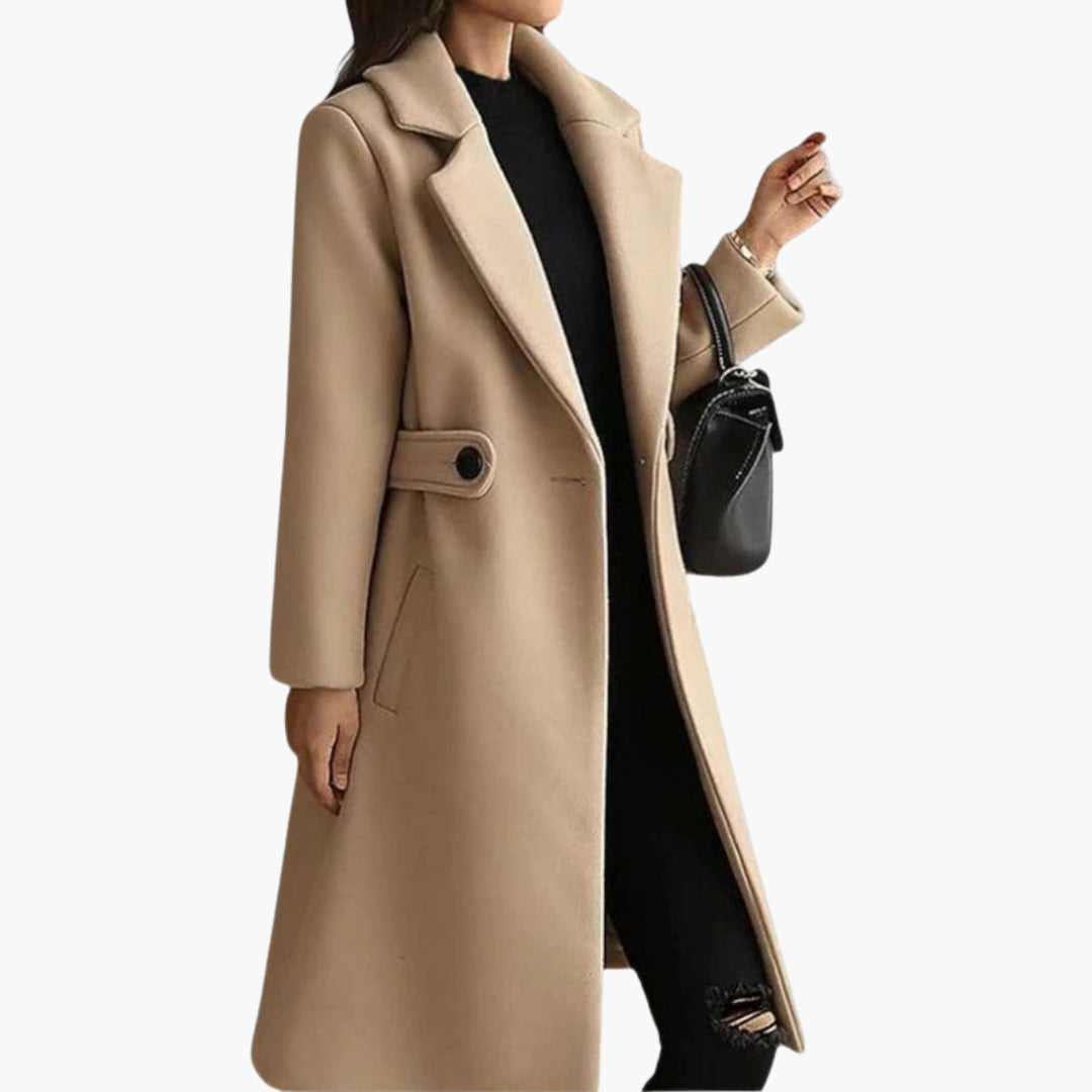Women's belted insulated winter coat lapel collar waterproof windproof outdoor jacket