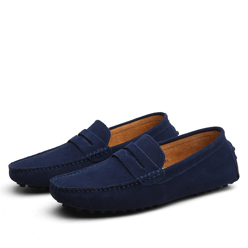 Hugo men premium leather moccasins Italian-inspired casual modern silhouette timeless comfort