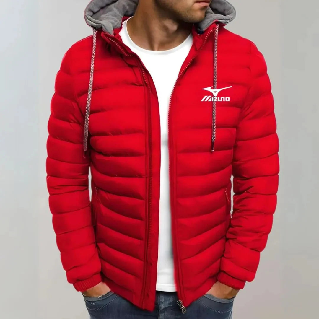 Marley women's black quilted hooded puffer jacket lightweight insulated slim athletic fit