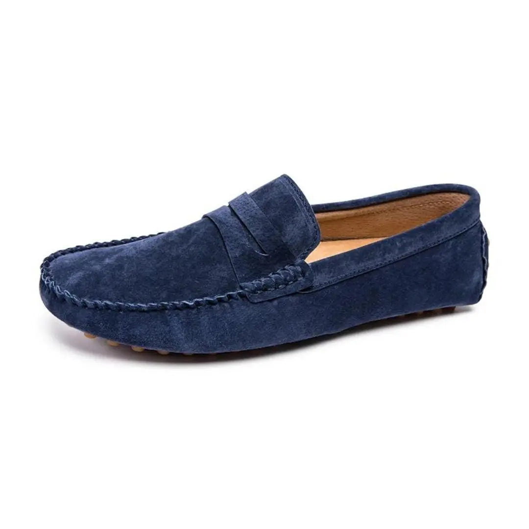 Men's Mateo Luxe suede loafers slip-on shoes sleek silhouette breathable premium handcrafted finish