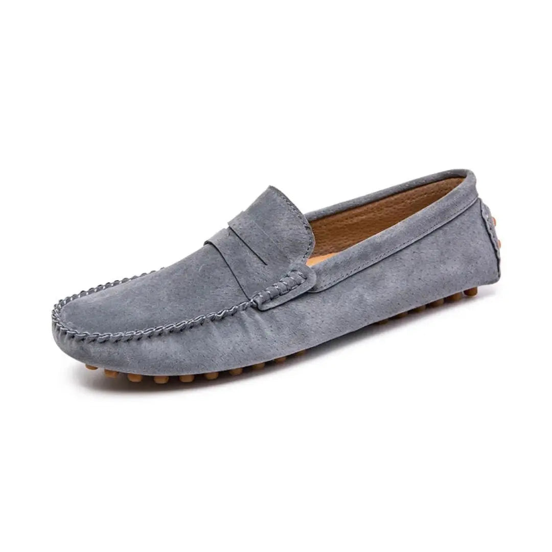 Men's Mateo Luxe suede loafers slip-on shoes sleek silhouette breathable lining handcrafted finish