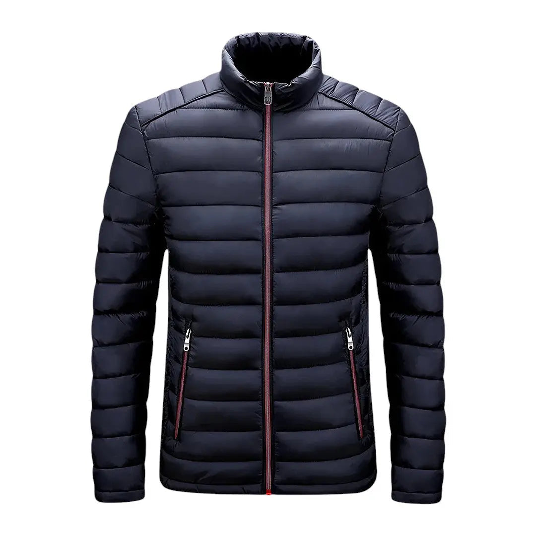 Maverick lightweight puffer jacket water-resistant high collar full zip for men women outdoor