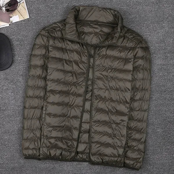 Remi men's ultralight hooded jacket sleek modern fit packable layer for everyday outdoor comfort
