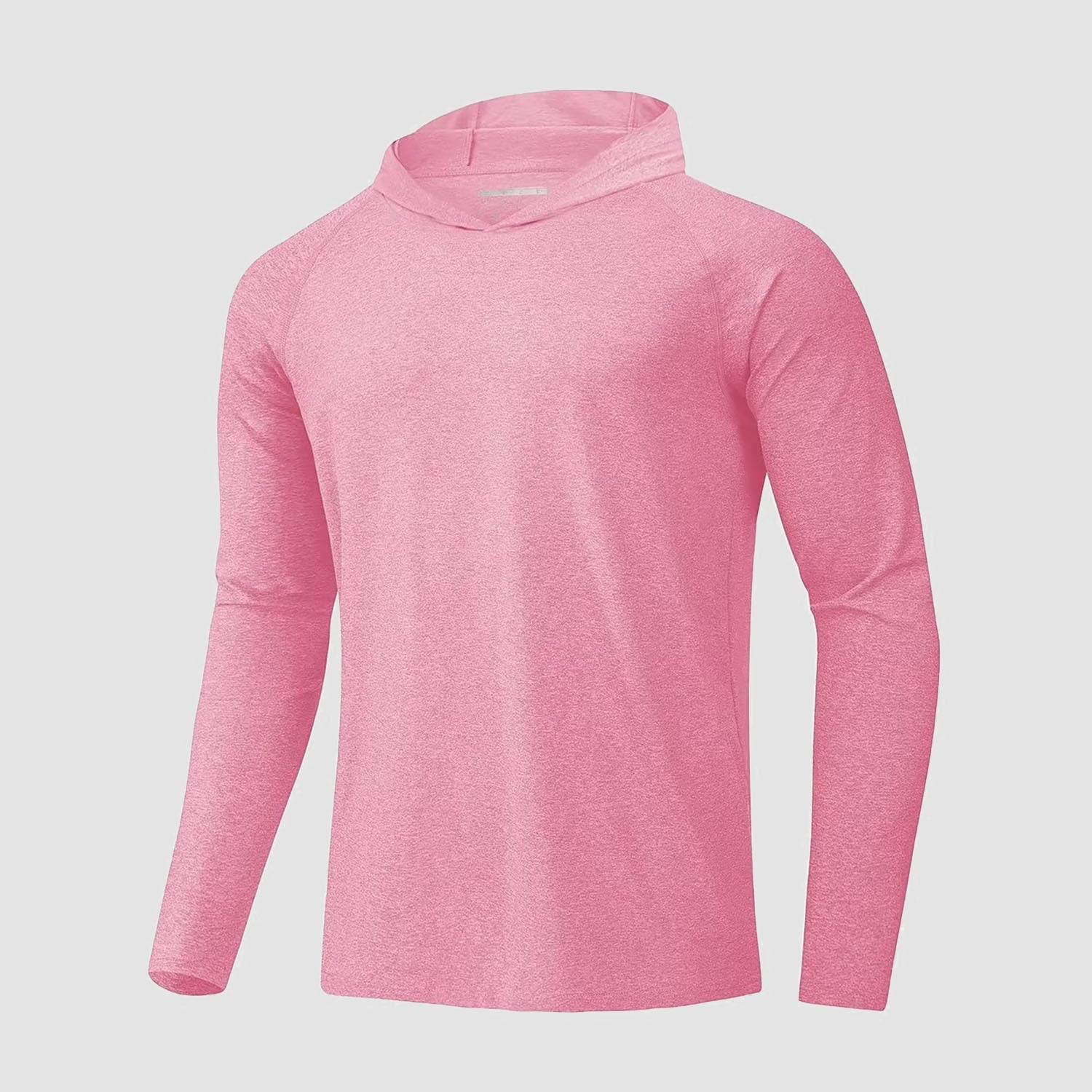 Men's UPF 50+ hooded fishing shirt with Sherpa lining, quick-dry breathable outdoor sun protection
