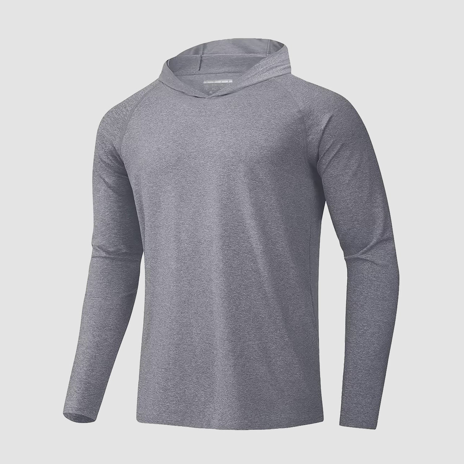 Men's UPF 50+ hooded fishing shirt with Sherpa lining, quick-dry breathable fabric for outdoor sun protection