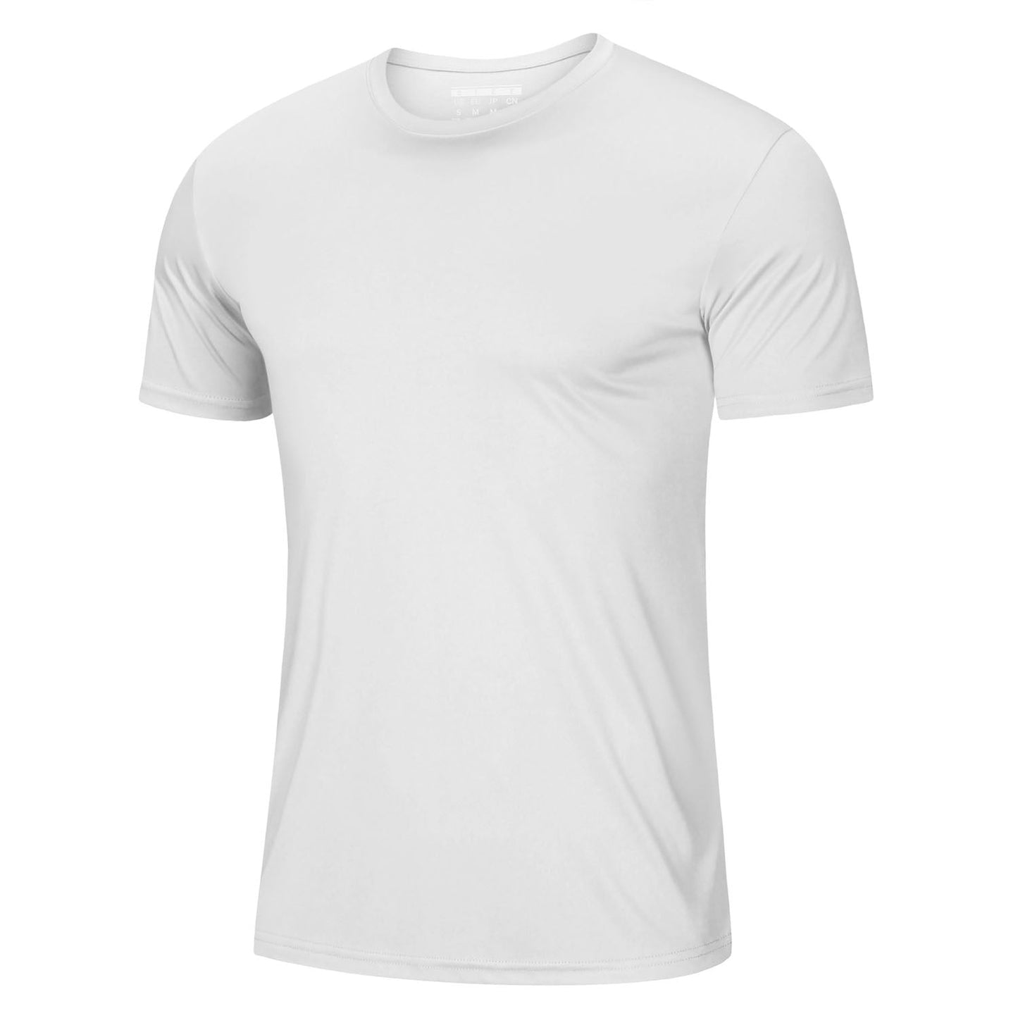 Men's UPF 50+ lightweight athletic tee, quick-dry moisture-wicking breathable workout shirt