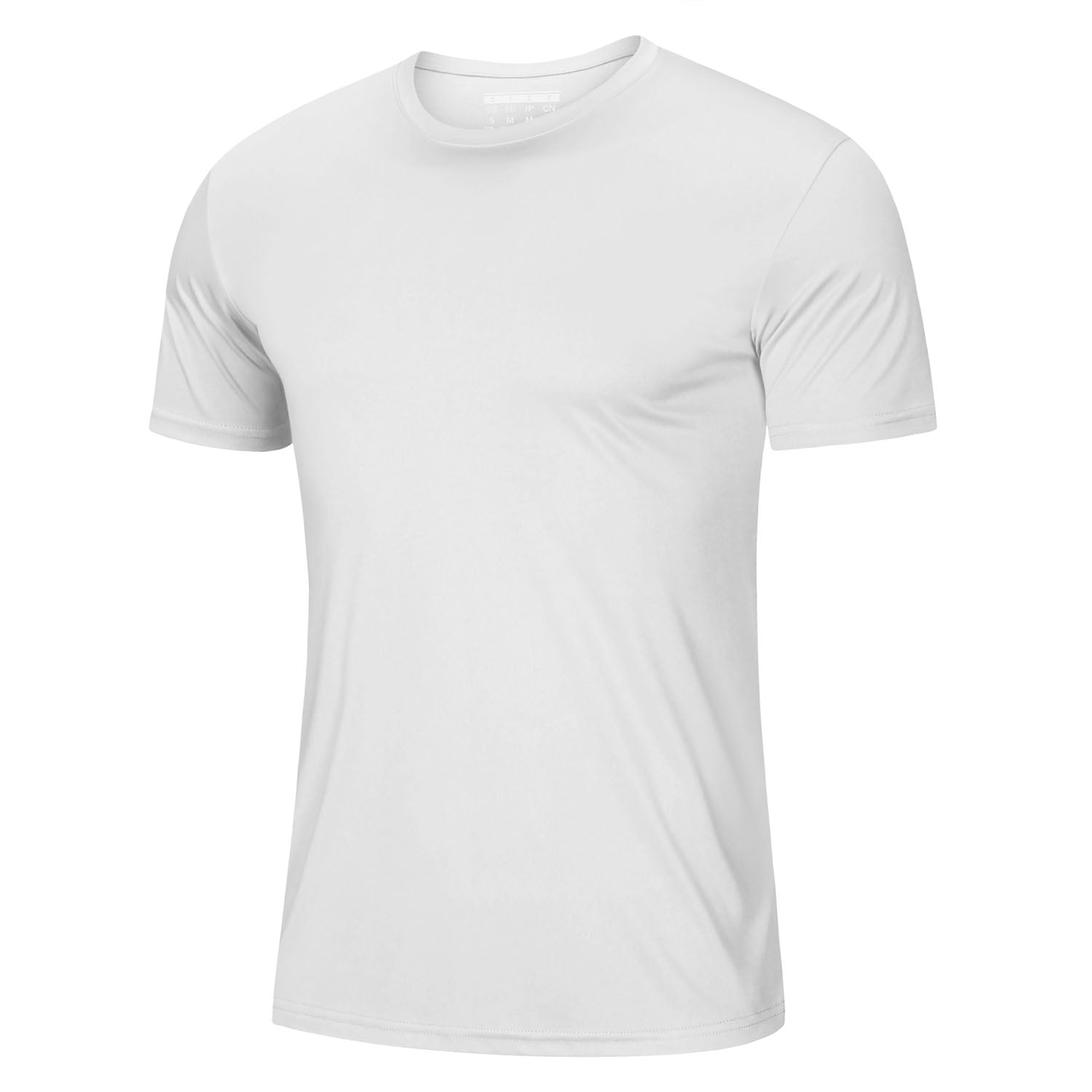 Men's UPF 50+ lightweight athletic tee, quick-dry moisture-wicking breathable workout shirt