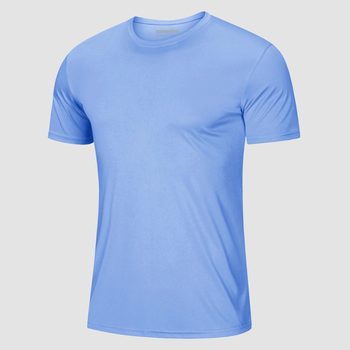 Men's lightweight athletic tee UPF 50+ sun protection quick-dry moisture wicking breathable workout shirt