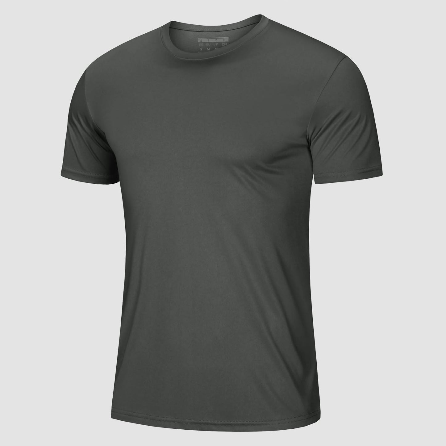 Men's lightweight athletic tee UPF 50+ quick-dry moisture wicking breathable workout shirt