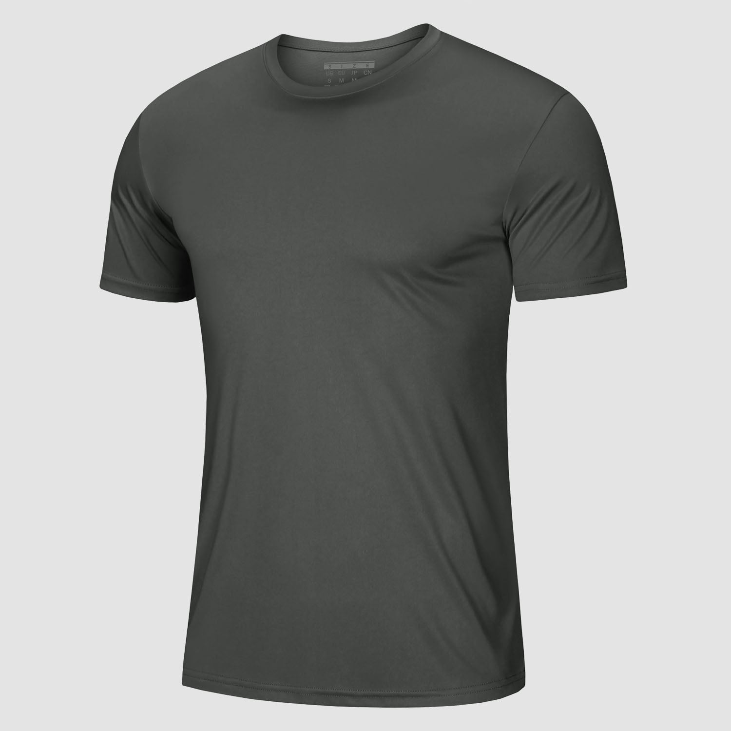 Men's lightweight athletic tee UPF 50+ quick-dry moisture wicking breathable workout shirt