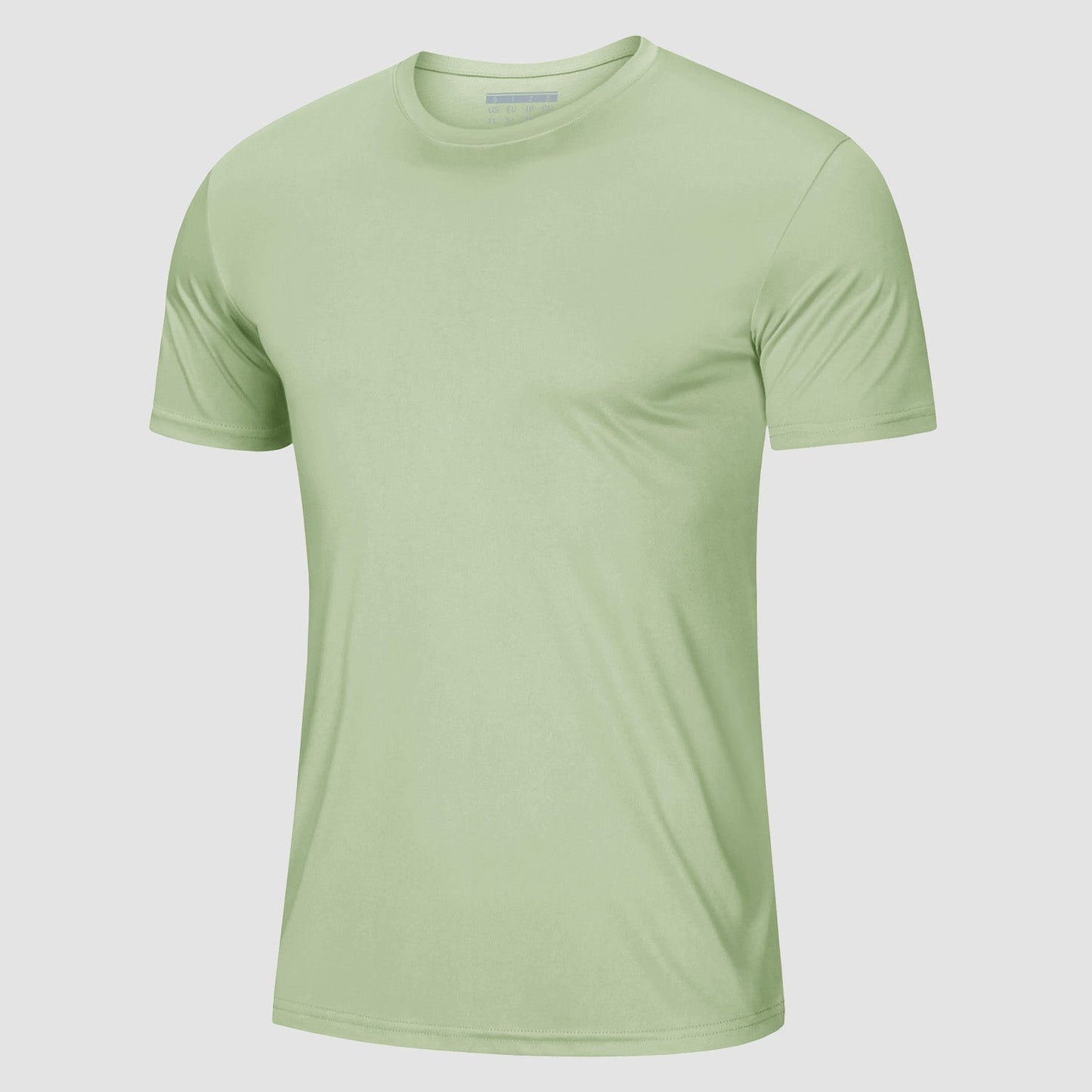 Men's UPF 50+ athletic tee shirt lightweight moisture-wicking quick-dry sun protection polyester