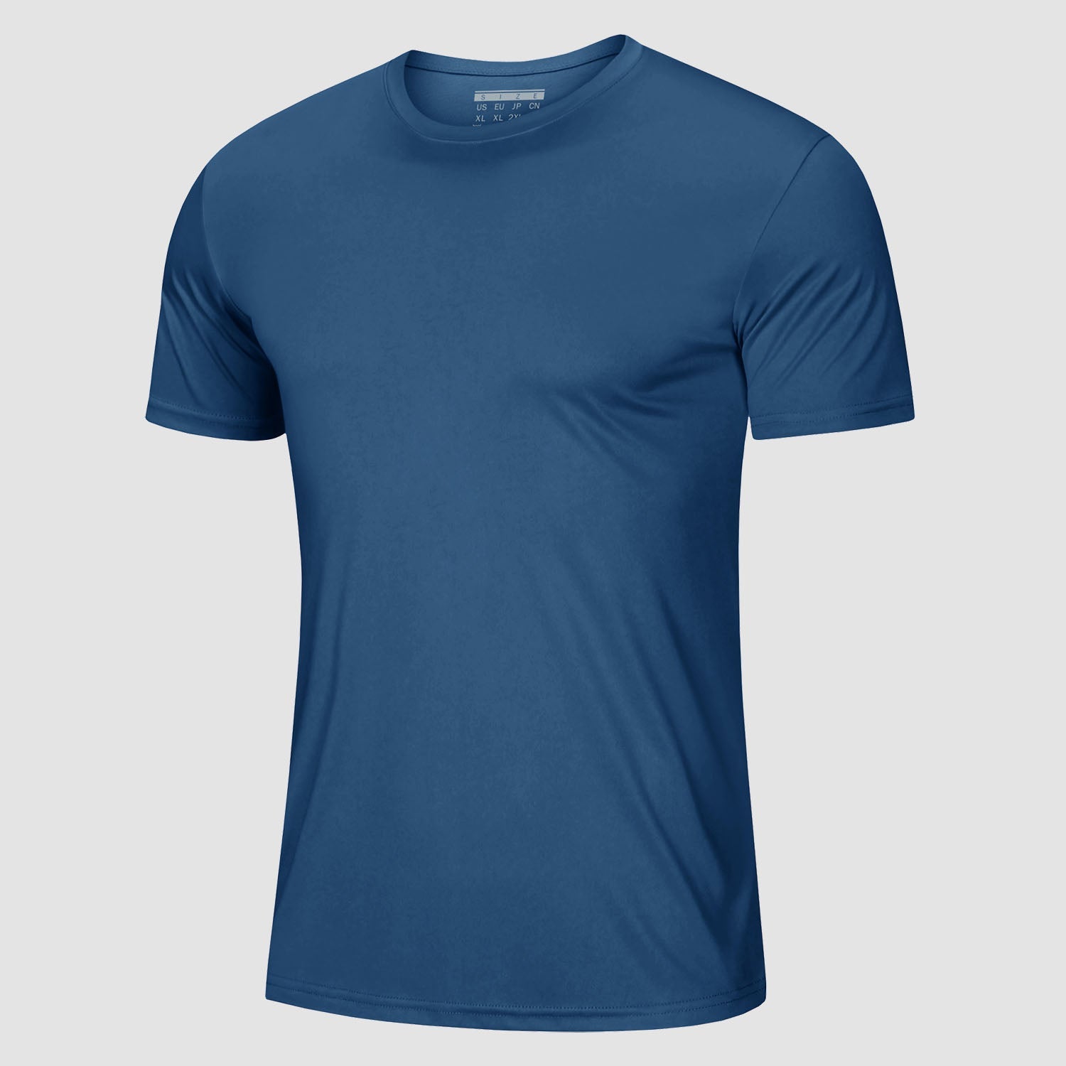 Men's UPF 50+ lightweight athletic tee quick-dry moisture-wicking breathable workout shirt