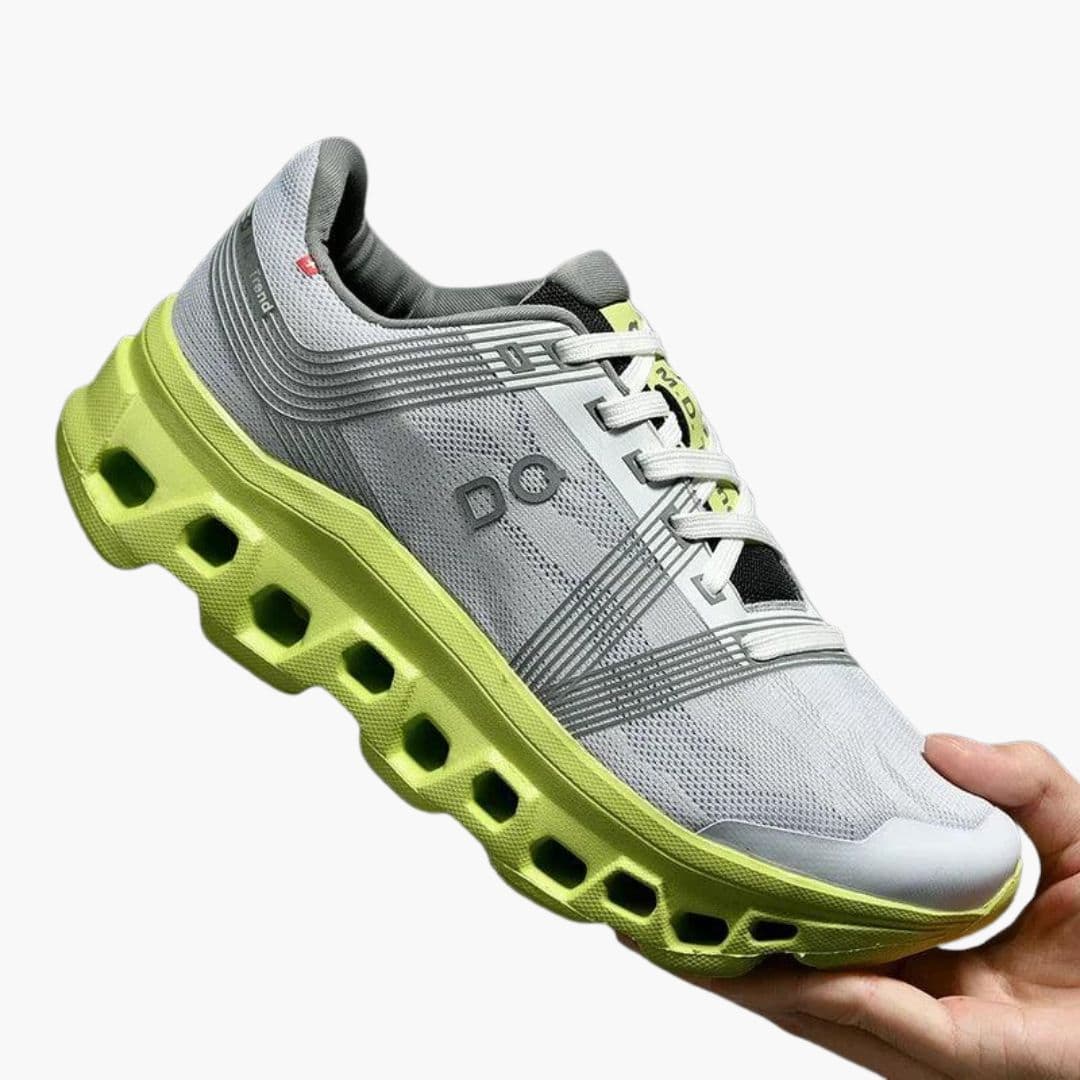 Men's white athletic sneakers lace-up closure with cushioned insole and breathable synthetic upper