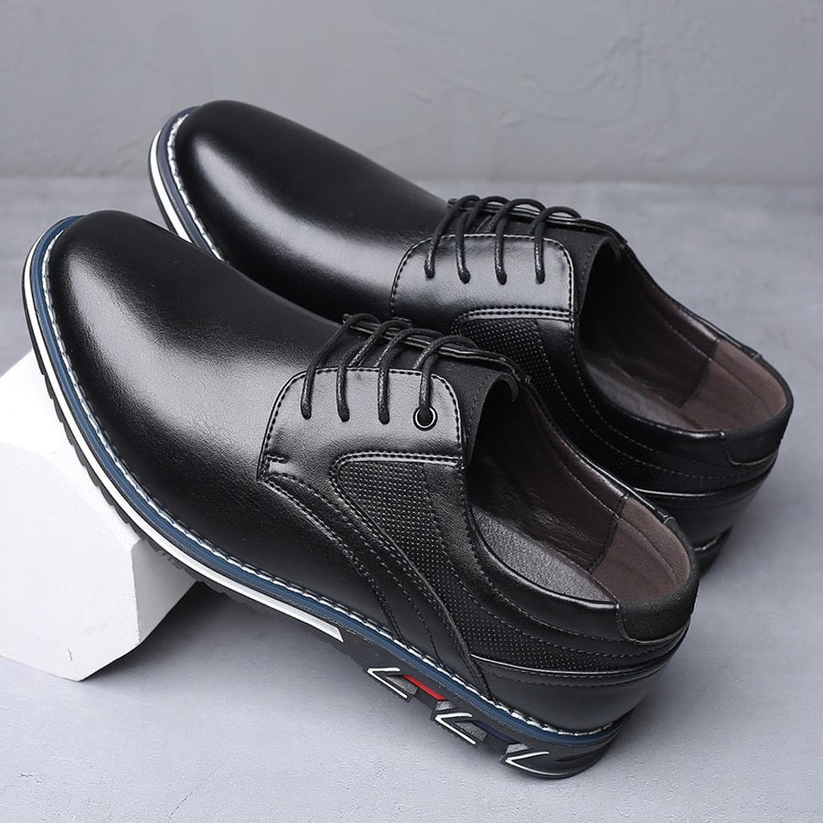 Charlie men's lace-up walking shoes smart casual anti-slip sole for work travel everyday comfort