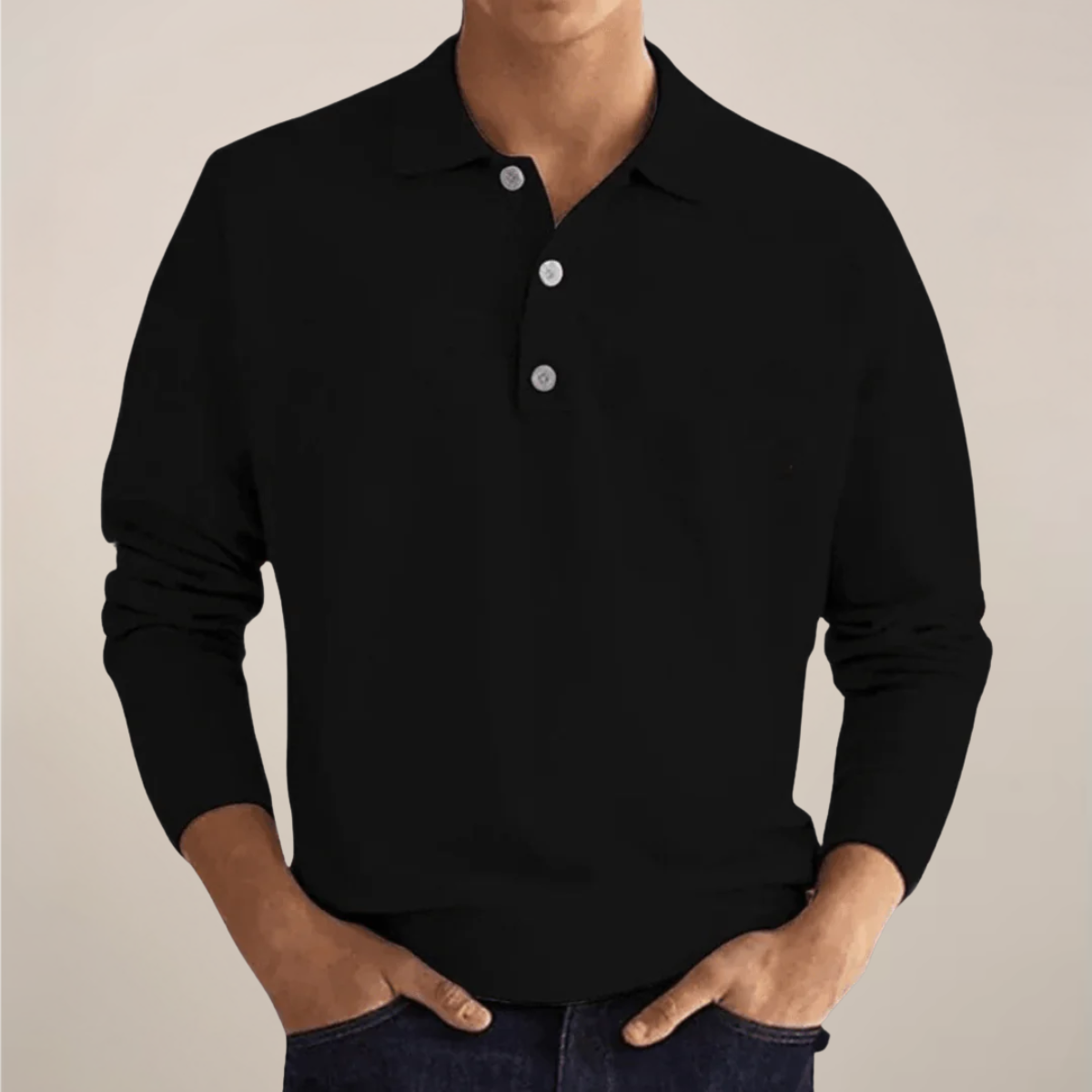 Men's classic piqué polo shirt short sleeve soft-touch breathable fabric everyday comfort fit