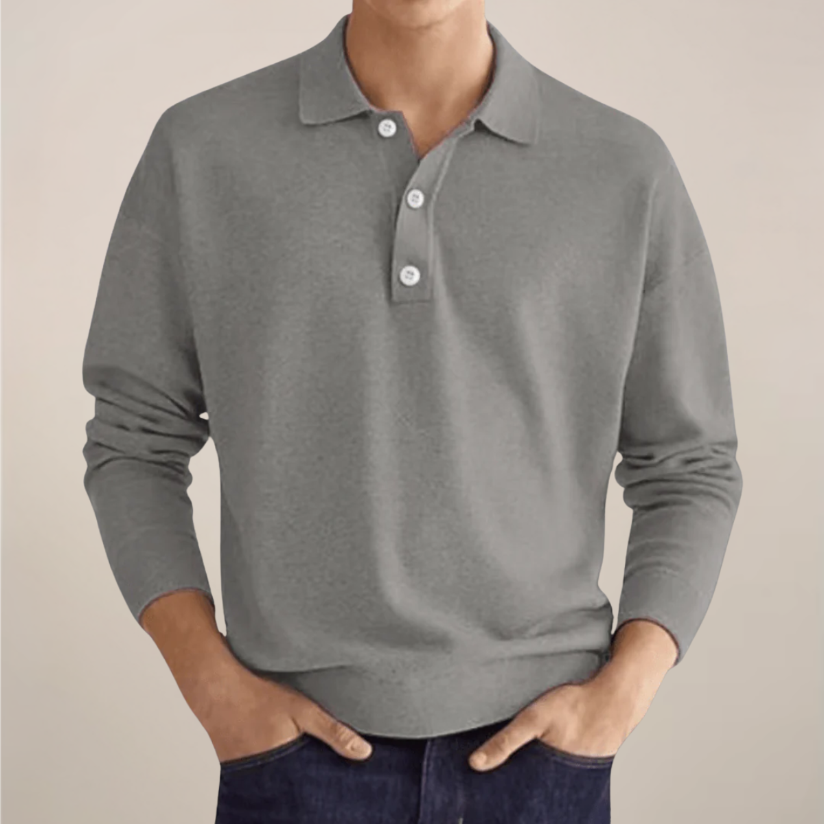 Men's classic piqué polo shirt short sleeve soft-touch breathable fabric everyday comfort fit