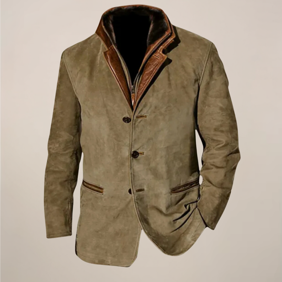 Men's lightweight casual spring jacket relaxed fit modern silhouette breathable everyday layer