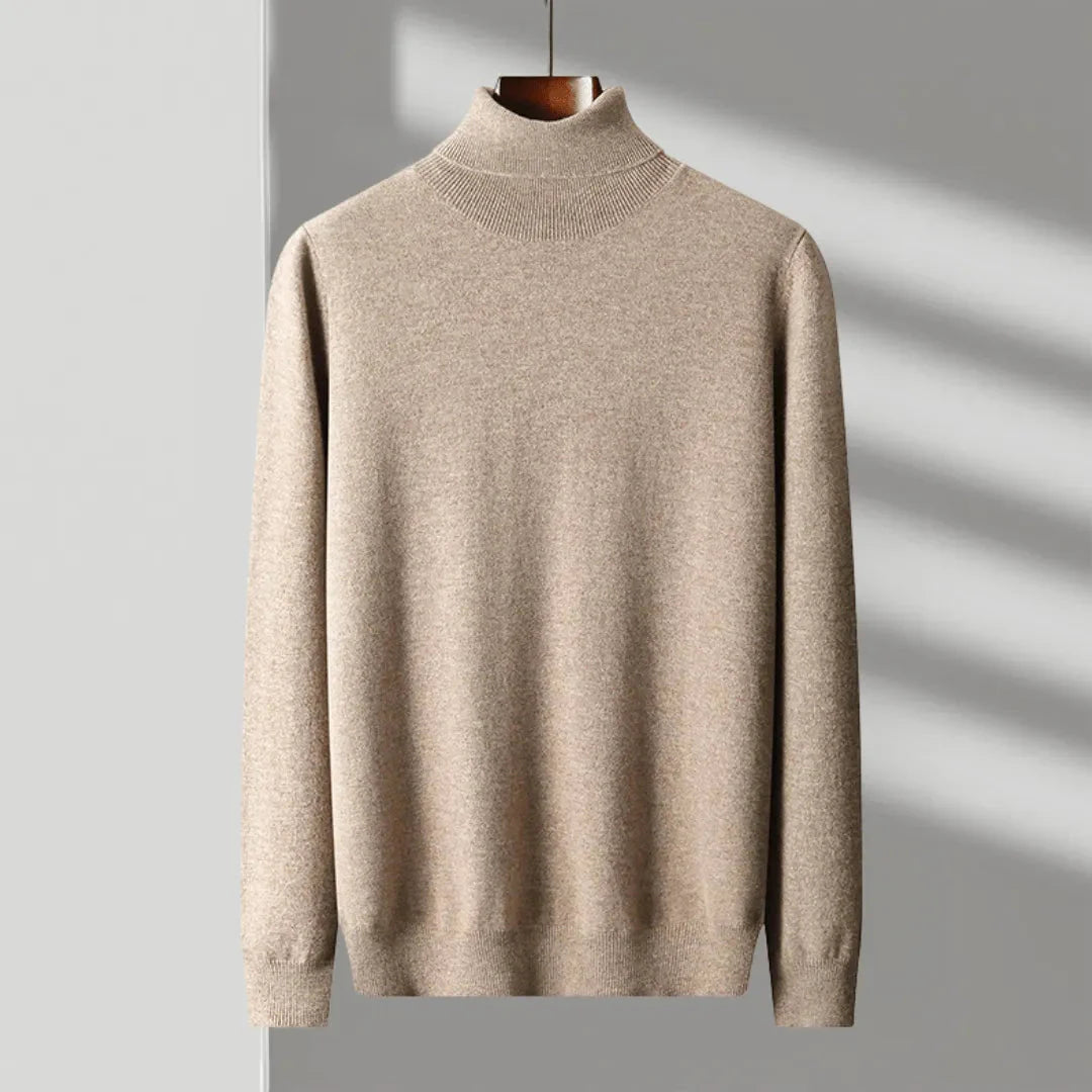 Mac merino wool turtleneck sweater lightweight breathable knit for refined professional style