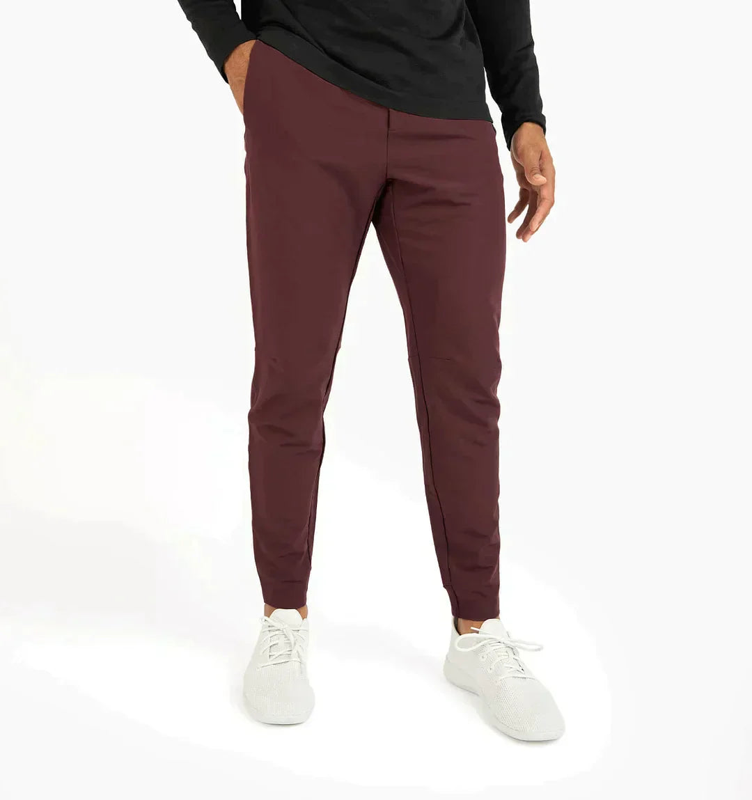 Men's slim fit stretch trousers cotton blend slim cut tailored silhouette for all-day comfort