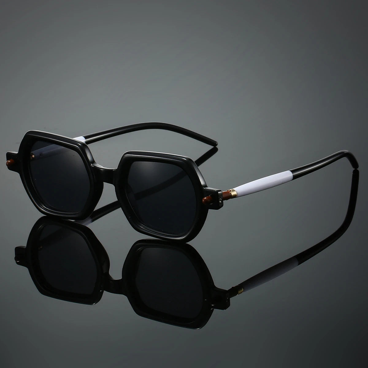 Milo square sunglasses bold geometric frames lightweight retro style UV defense unisex eyewear