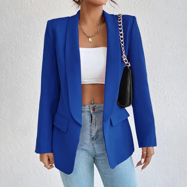 Women's elegant Fiona blazer timeless tailored cut comfortable stretch office essential