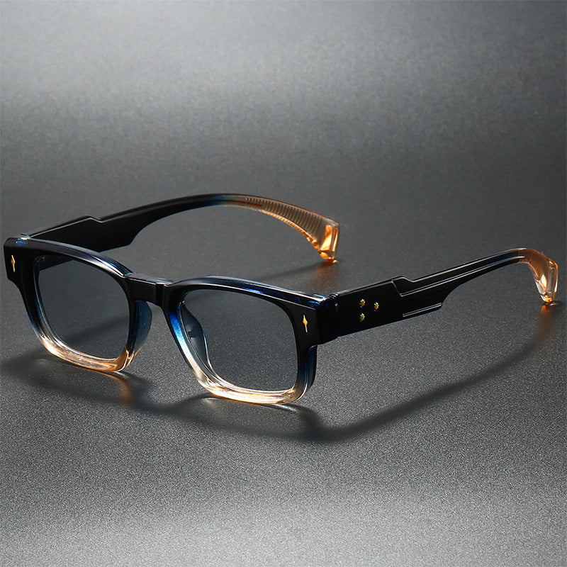 Bold sculpted square sunglasses matte black frame sharp lines smooth curves everyday modern style