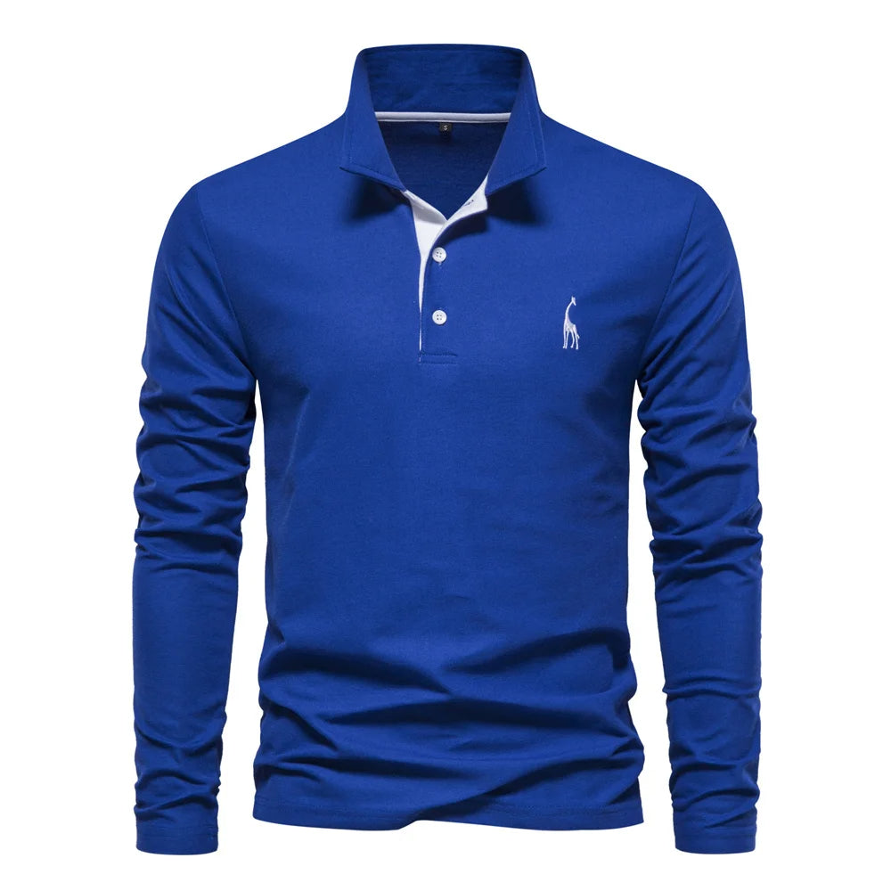Gregory men's slim fit long sleeve shirt tailored silhouette polished smart casual office look