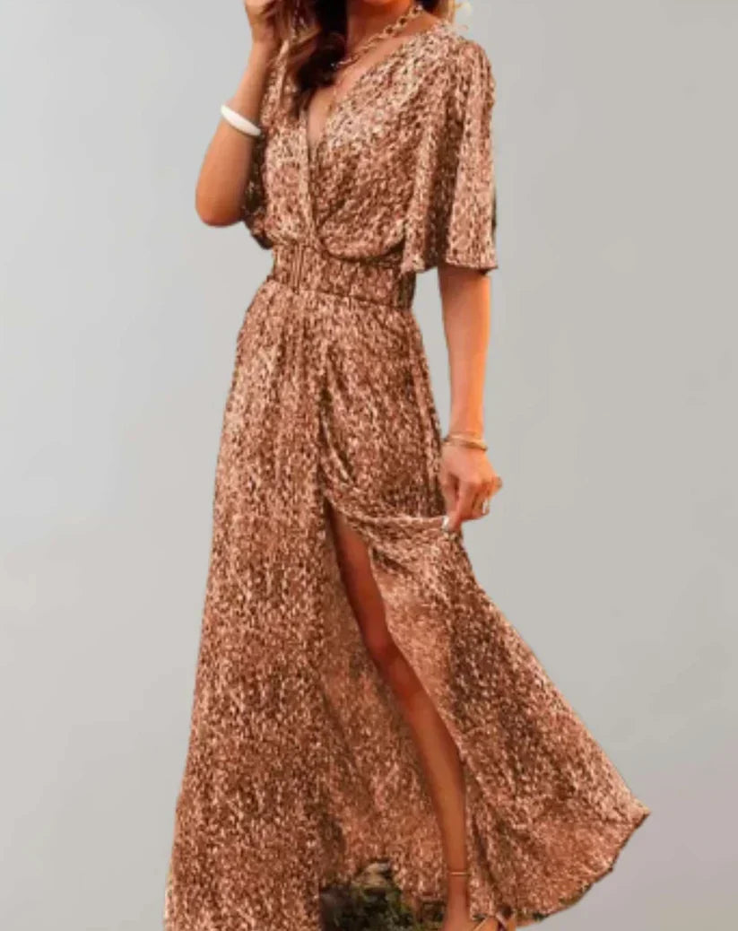 Michelle long casual dress women relaxed fit soft fabric everyday chic comfortable elegant style