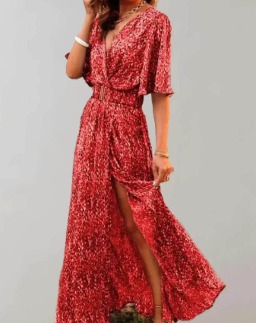 Michelle long casual dress women relaxed fit soft fabric everyday chic comfortable elegant style