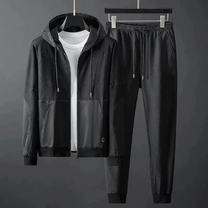 Neil men's two-piece tracksuit lightweight breathable jacket and joggers athletic modern fit