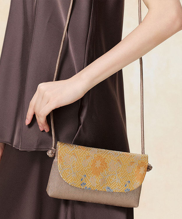 Nouveau sac à bandoulière polyvalent en soie de style chinois - Urbann-Vibe