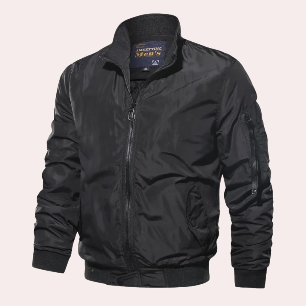 Men's Anthony classic bomber jacket full-zip front timeless style versatile everyday layering