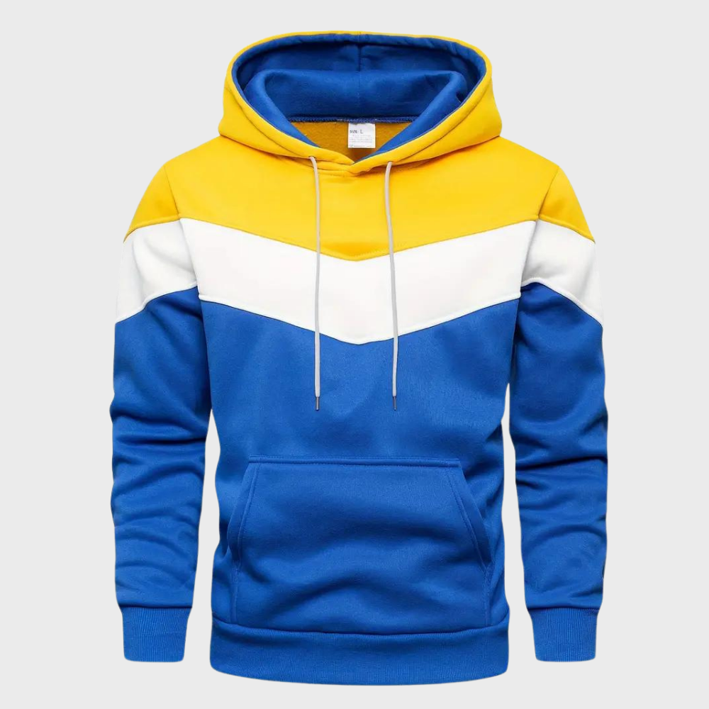 Men's casual hoodie in soft fabric with adjustable hood for modern everyday comfort and versatile layering