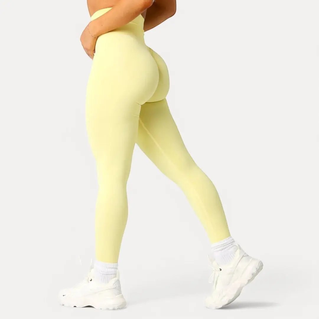 Black high-waisted full-length sculpting leggings with buttery-soft fabric and smoothing fit