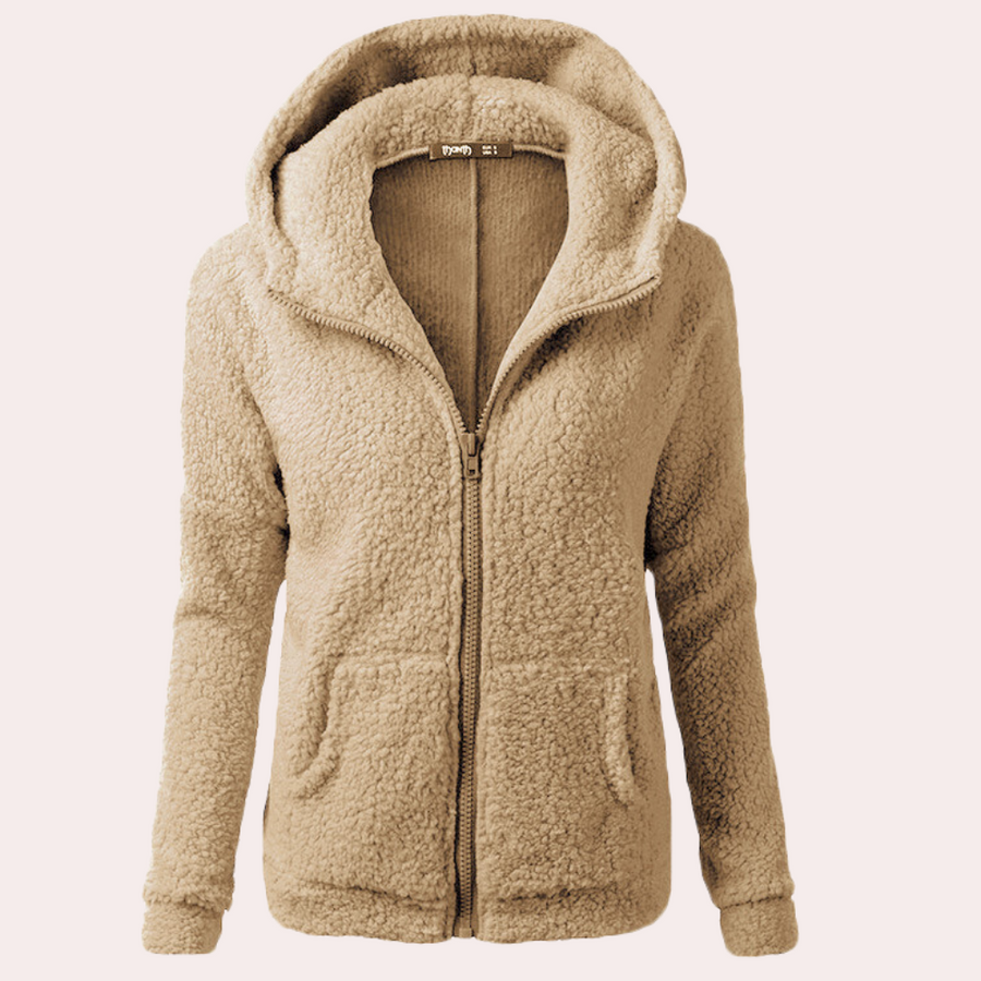 Fallon women's winter coat modern silhouette warm sustainable easy-care cold weather outerwear