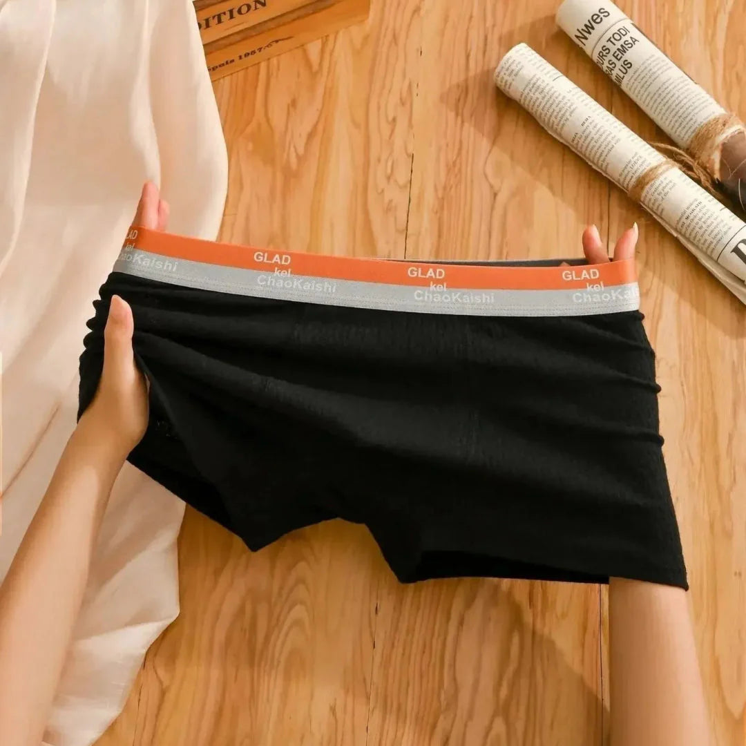 Men's high waist scrunch boxer briefs with tummy control, four-way stretch, breathable sculpting support