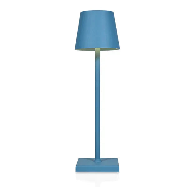 Wireless rechargeable aluminum table lamp warm ambient luxury lighting modern Nordic design