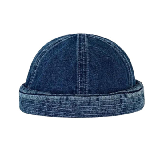 Raw Indigo Docker Cap - Urbann-Vibe