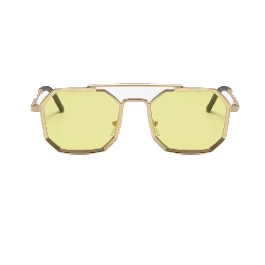 Iron Seven unisex aviator sunglasses metal alloy frame subtle luxury lightweight resin tinted lenses