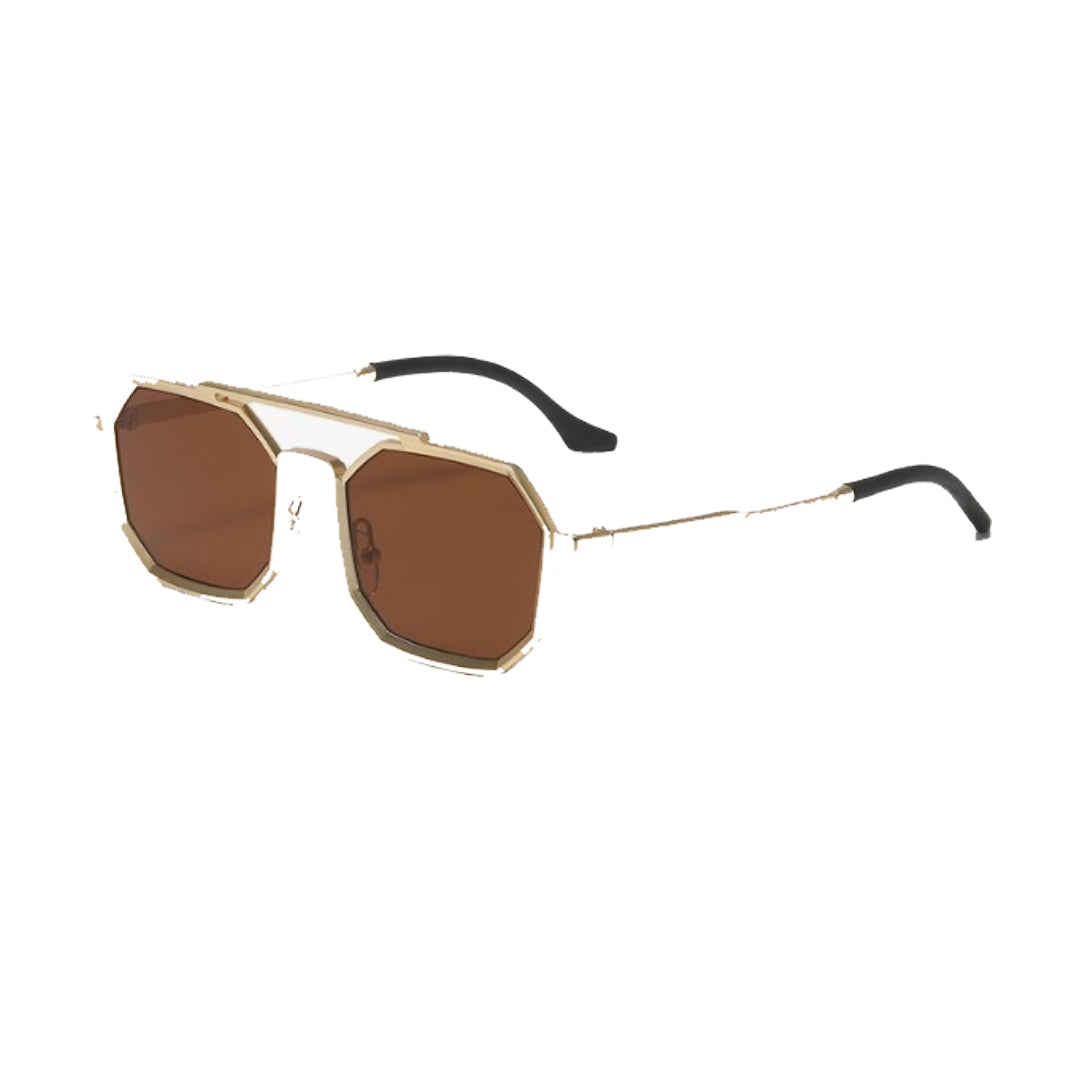 Iron Seven aviator sunglasses metal alloy frame subtle luxury unisex eyewear timeless silhouette