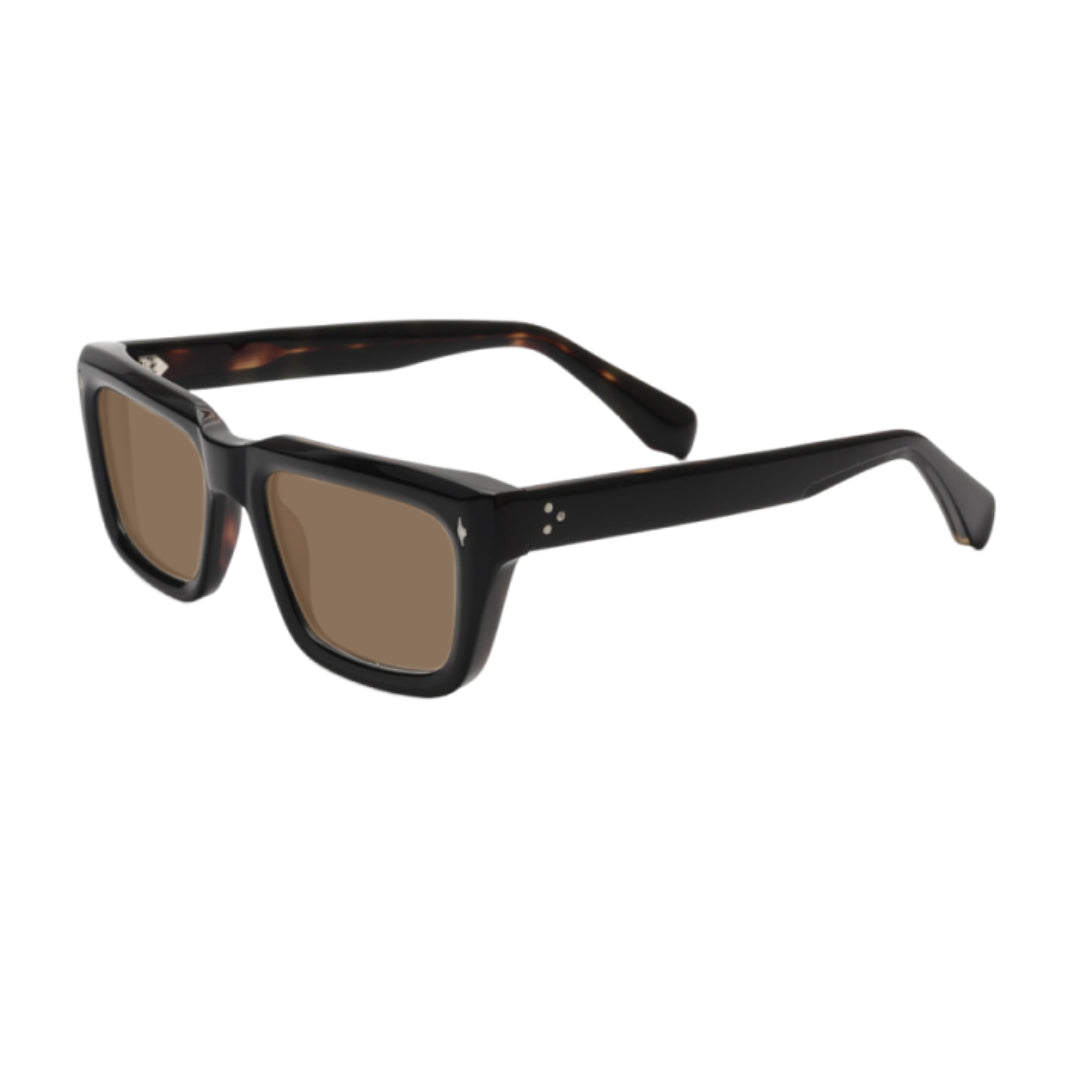 Bold acetate polarized sunglasses UV400 protection contemporary thick frame for style enthusiasts