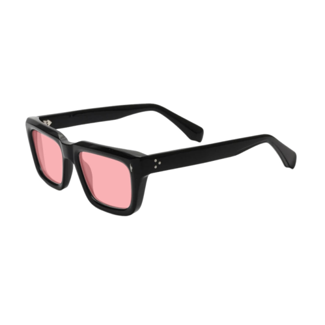 Bold acetate polarized sunglasses UV400 protection thick contemporary frame for standout style