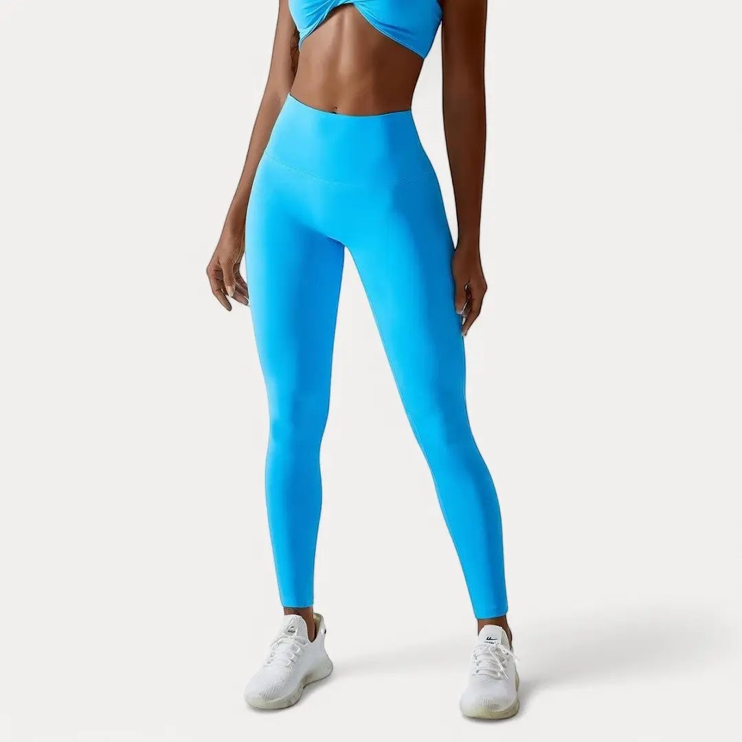 Women's high waist scrunch leggings sculpting booty lift, buttery-soft naked-feel fabric everyday workout