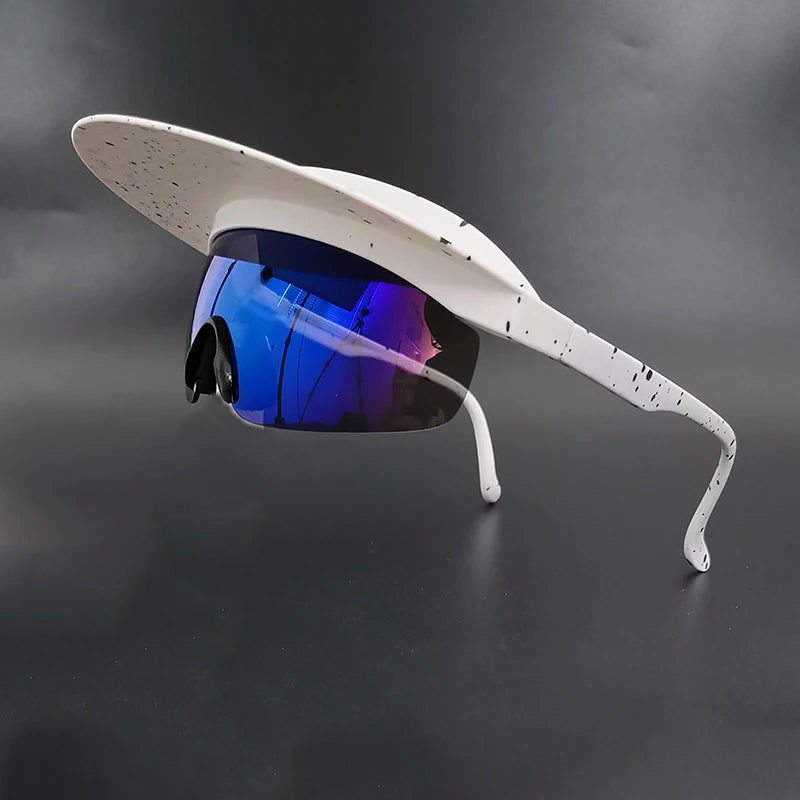 Nytron Shield cycling sunglasses UV protection anti-glare polycarbonate lenses vibrant sport wrap style