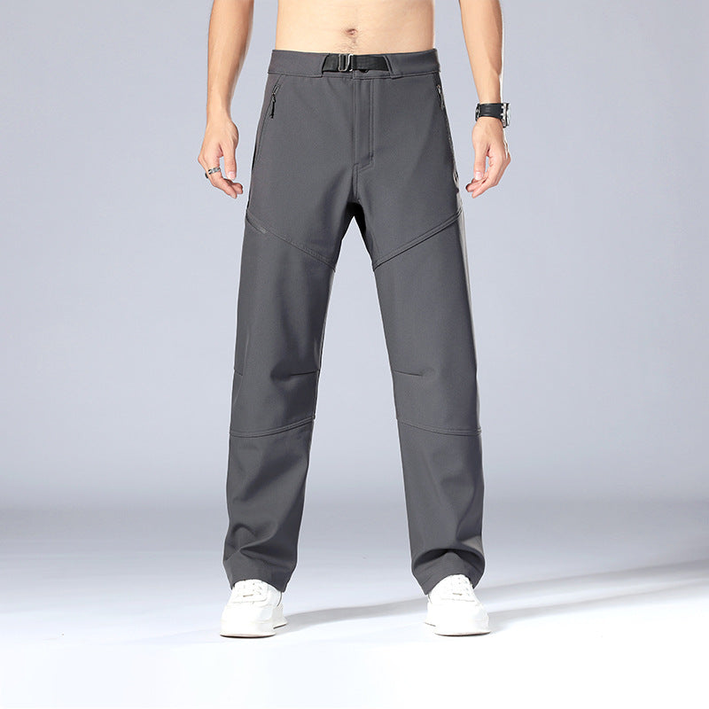 Men's relaxed fit cargo pants with adjustable waist and secure zip pockets for all-day comfort