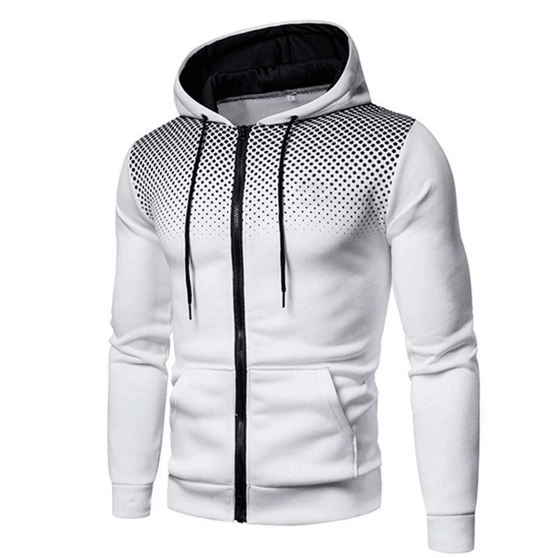 Men's slim fit hooded knit vest in neutral tone with zip front and breathable perforated design
