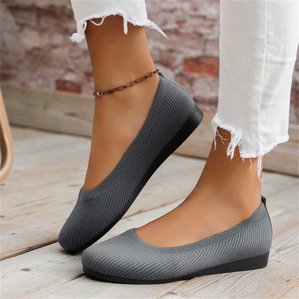 Isabel orthopedic ballet slippers ultra-stretch knit upper adaptive fit arch support daily comfort